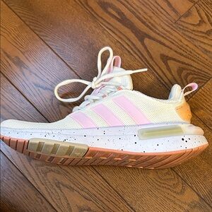 Adidas Racer TR23 Off White Orchid Fusion Wonder Beige Shoes Women 7.5